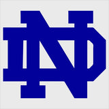College Wall Decals - College Team Logos - Notre Dame Initials