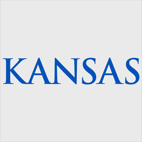 College Wall Decals - College Team Logos - Kansas Wordmark