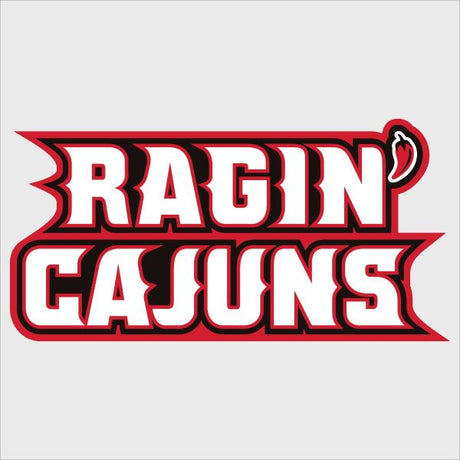College Wall Decals - College Team Logos - Ragin Cajuns