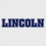 College Wall Decals - College Team Logos - Lincoln