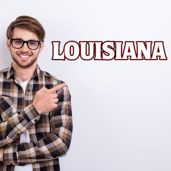College Wall Decals - College Team Logos - Louisiana