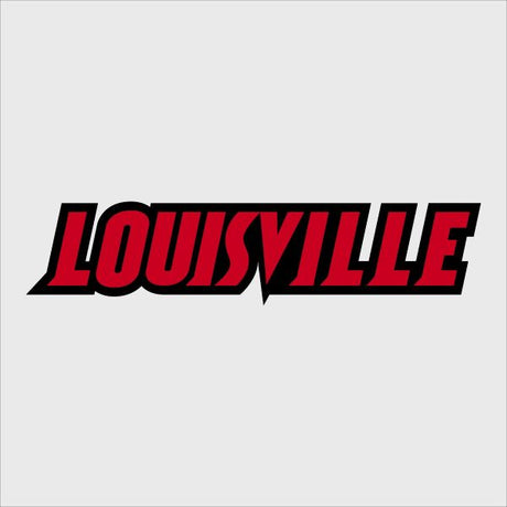 College Wall Decals - College Team Logos - Louisville Wordmark