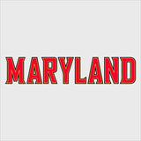 College Wall Decals - College Team Logos - Maryland Wordmark