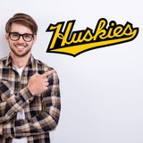 College Wall Decals - College Team Logos - Michigan Tech Huskies Word (2016)