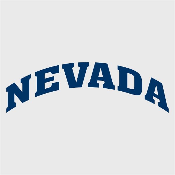 College Wall Decals - College Team Logos - Nevada Wordmark