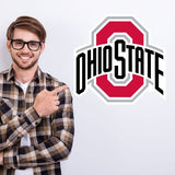 College Wall Decals - College Team Logos - Ohio State Buckeyes Logo