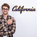 College Wall Decals - College Team Logos - Script California