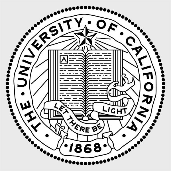 College Wall Decals - College Team Logos - University of California 1868 Seal