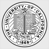 College Wall Decals - College Team Logos - University of California 1868 Seal