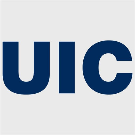 College Wall Decals - College Team Logos - University of Illinois - Chicago UIC Wordmark