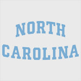 College Wall Decals - College Team Logos - North Carolina Arch Blue