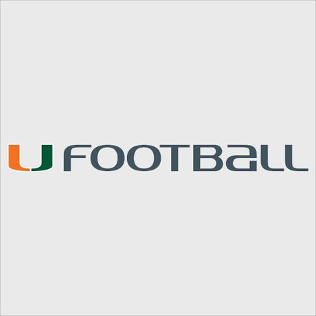 College Wall Decals - College Team Logos - U Miami Football