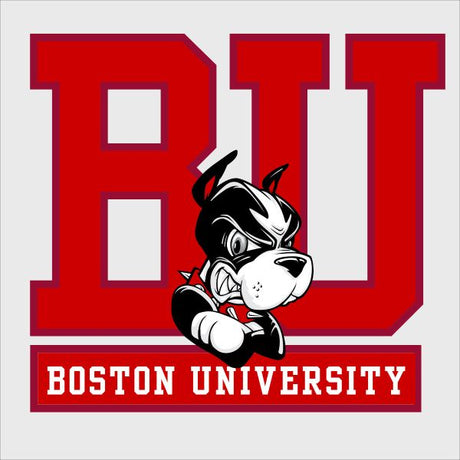 College Wall Decals - College Team Logos - Boston University Terriers