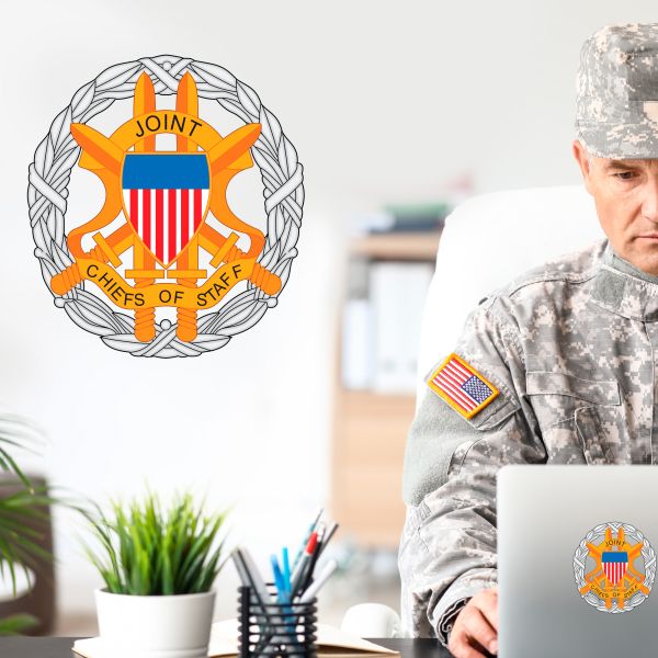 Military Wall Decals - Military Laptop Decal - Joint Chiefs of Staff