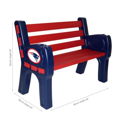 New England Patriots Park Bench