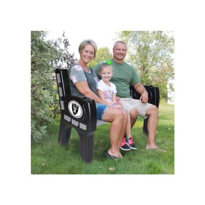 Las Vegas Raiders Park Bench