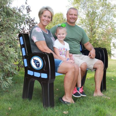 Tennessee Titans Park Bench