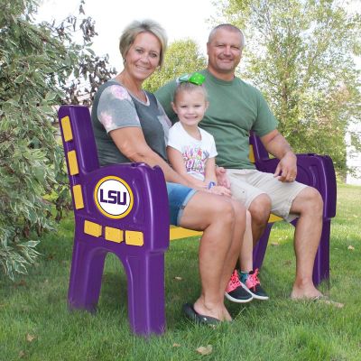 LSU Tigers Park Bench