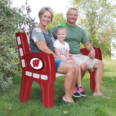 Wisconsin Badgers Park Bench