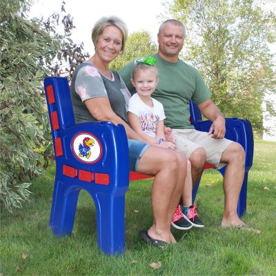 Kansas Jayhawks Park Bench
