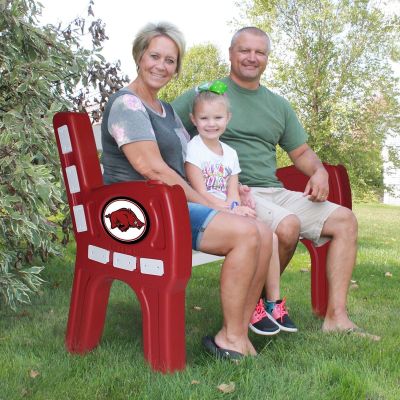 Arkansas Razorbacks Park Bench