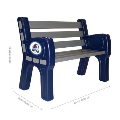 Colorado Avalanche Park Bench