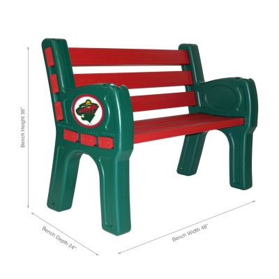 Minnesota Wild Park Bench