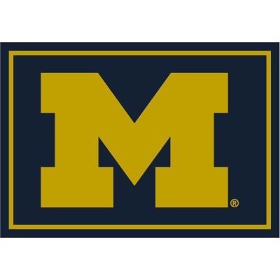 Michigan Wolverines Spirit Area Rug