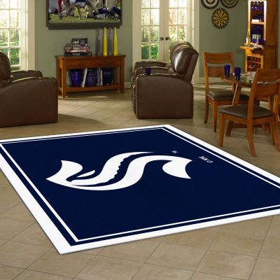 Seattle Kraken Spirit Area Rug