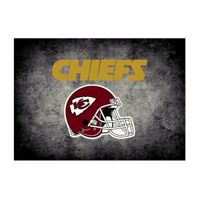 Kansas City Chiefs Distressed Area Rug