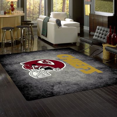 Kansas City Chiefs Distressed Area Rug