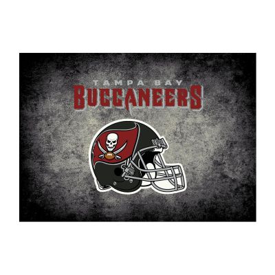 Tampa Bay Buccaneers Distressed Area Rug