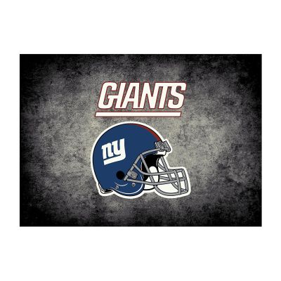 New York Giants Distressed Area Rug