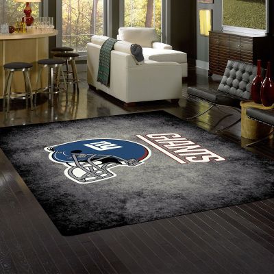 New York Giants Distressed Area Rug