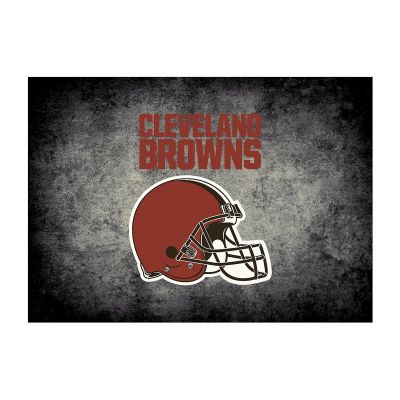 Cleveland Browns Distressed Area Rug