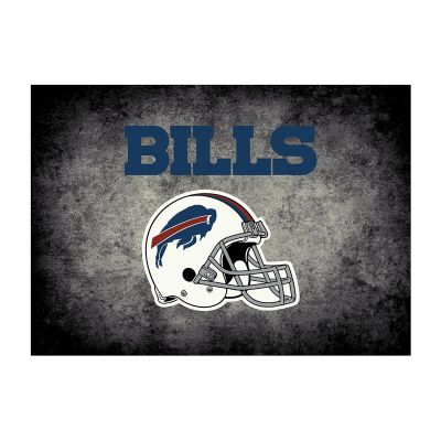Buffalo Bills Distressed Area Rug