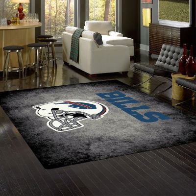 Buffalo Bills Distressed Area Rug