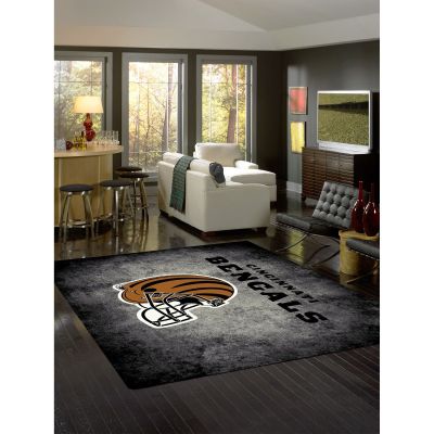 Cincinnati Bengals Distressed Area Rug