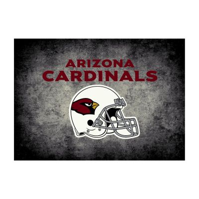 Arizona Cardinals Distressed Area Rug