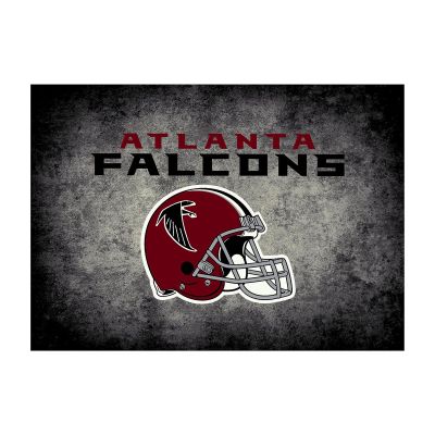 Atlanta Falcons Distressed Area Rug
