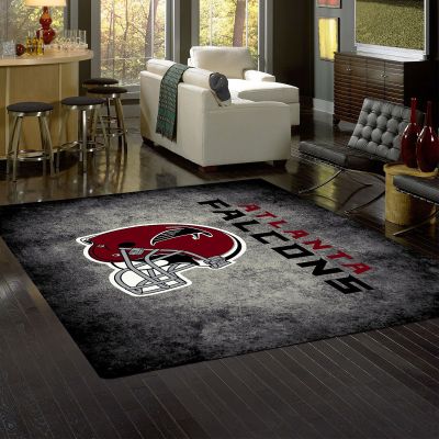 Atlanta Falcons Distressed Area Rug