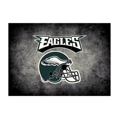 Philadelphia Eagles Distressed Area Rug