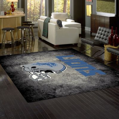 Detroit Lions Distressed Area Rug