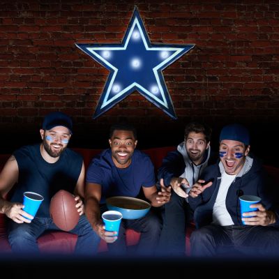 Dallas Cowboys Recycled Metal Logo Lighted Sign