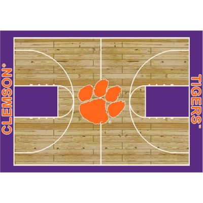Clemson Tigers Courtside Area Rug