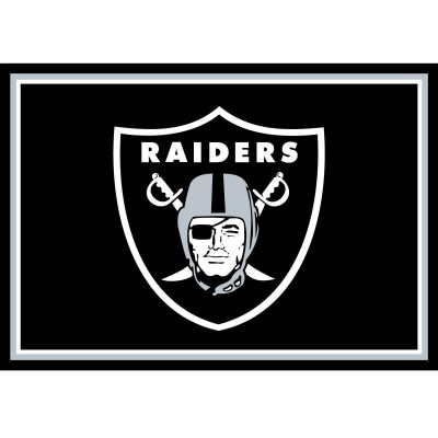 Las Vegas Raiders Spirit Area Rug