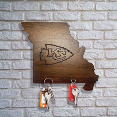 Kansas City Chiefs Wooden Magnetic Keyholder