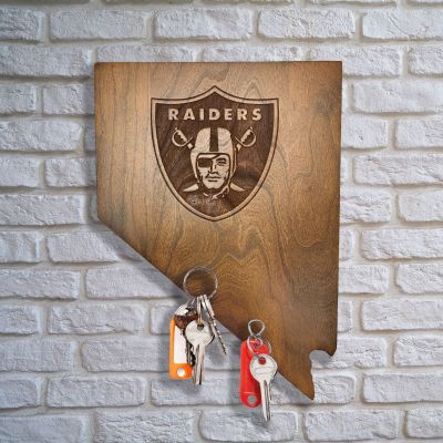 Las Vegas Raiders Wooden Magnetic Keyholder