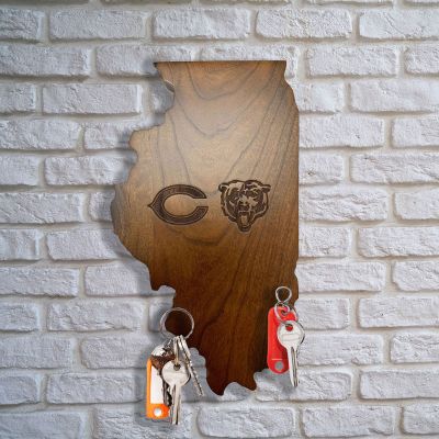 Chicago Bears Wooden Magnetic Keyholder