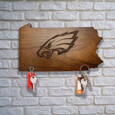 Philadelphia Eagles Wooden Magnetic Keyholder